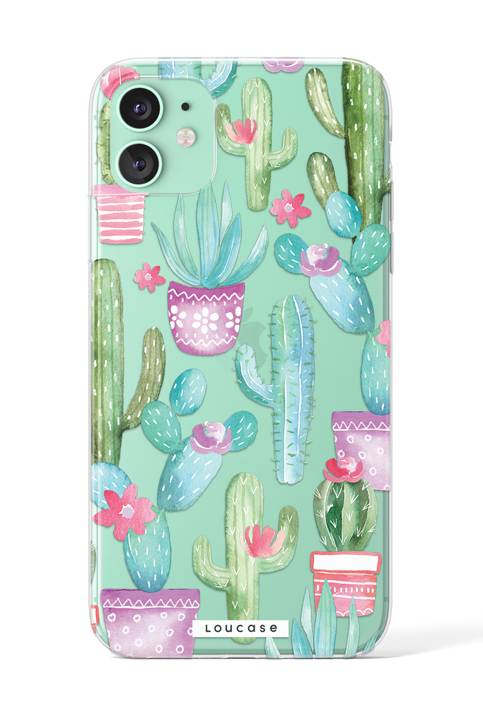 Cactipot KLEARLUX™ Phone Case | LOUCASE