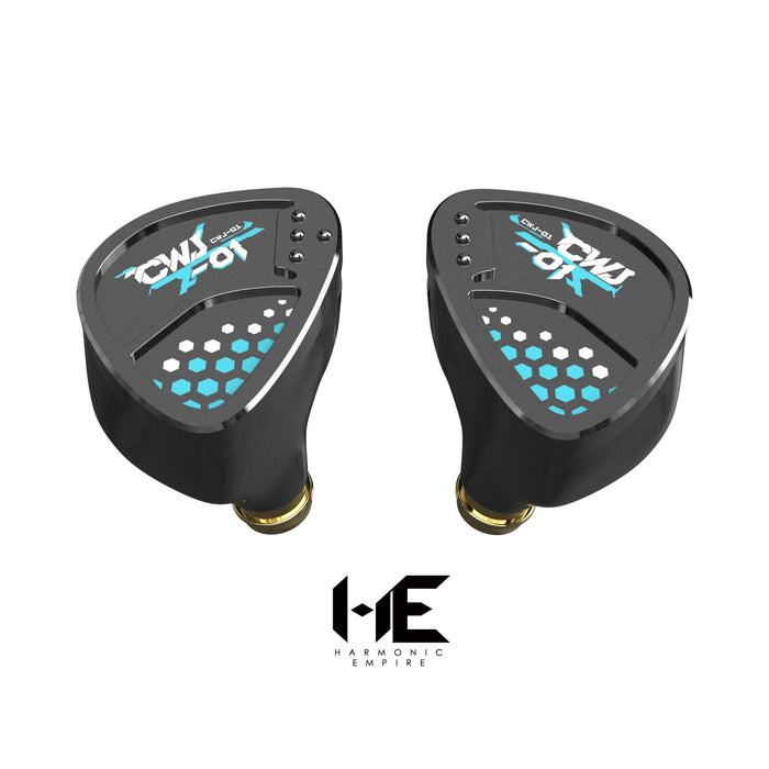 HE Cai Wenji Black Single Dynamic Driver Wired In-Ear Headphones