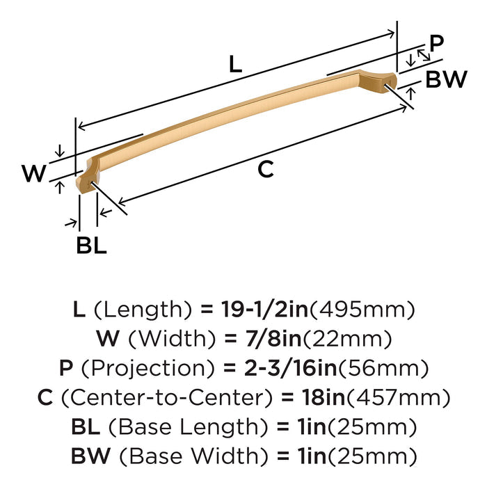 Open Box - Amerock BP36715CZ - Pulls Cabinet Hardware
