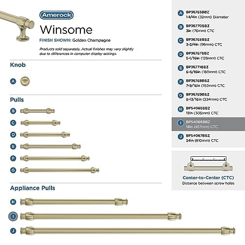 Open Box - Amerock BP54066BBZ - Pulls Cabinet Hardware