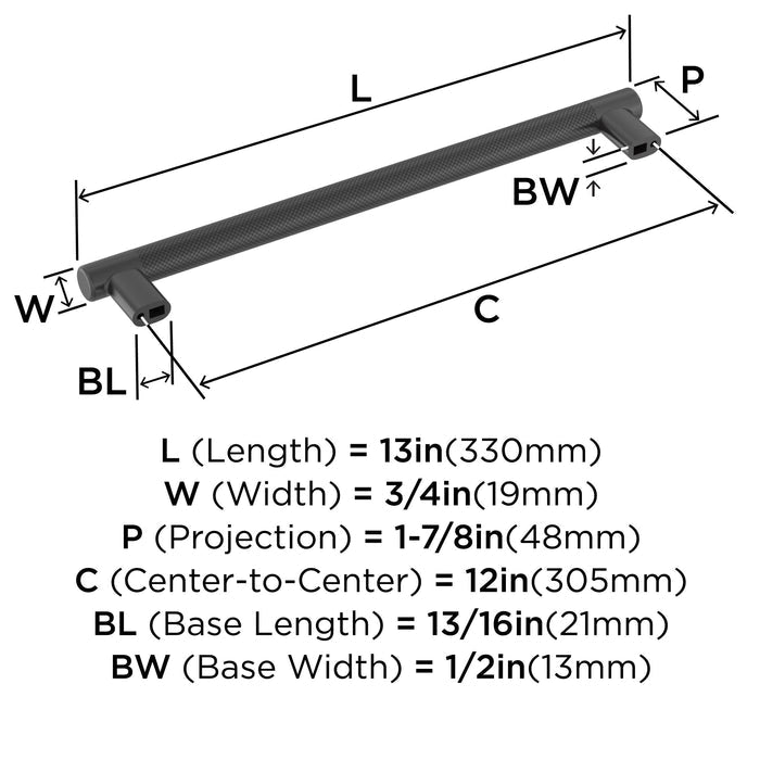 Open Box - Amerock BP54070BBR - Pulls Cabinet Hardware