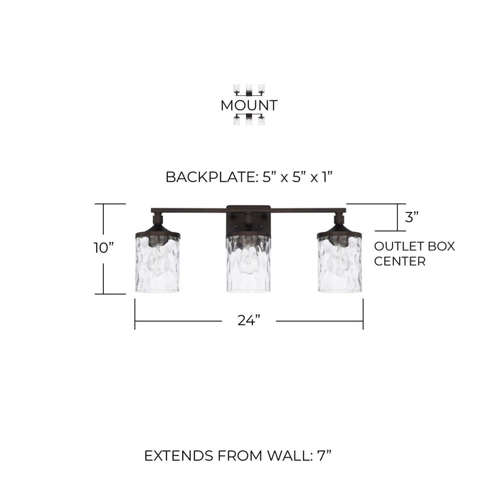 Open Box - Capital Lighting 128831BZ-451 - Bathroom Fixtures Indoor Lighting