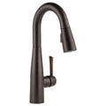 Open Box - Delta 9913-RB-DST Essa Pull-Down Bar/Prep Faucet with Magnetic Docking Spray Head - Includes
