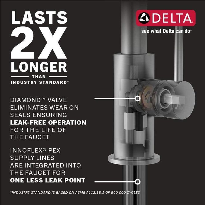 Open Box - Delta 9997-CZ-PR-DST - Bar Faucet