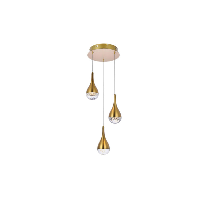 Open Box - Elegant Lighting 3803D12SG - Pendants Indoor Lighting