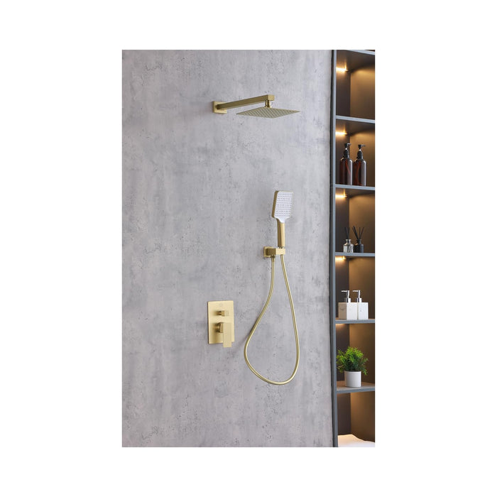 Open Box - Elegant Lighting FAS-9003BGD - Shower Only Showers