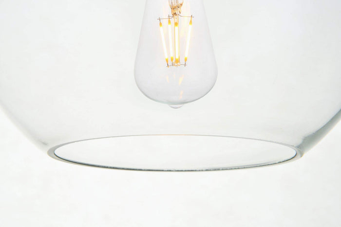 Open Box - Elegant Lighting LD2208BK - Pendants Indoor Lighting