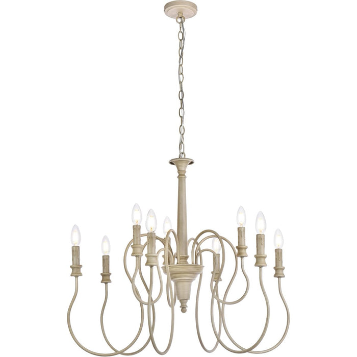 Open Box - Elegant Lighting LD7045D30WD - Chandeliers Indoor Lighting