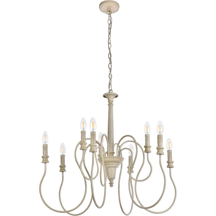Open Box - Elegant Lighting LD7045D30WD - Chandeliers Indoor Lighting