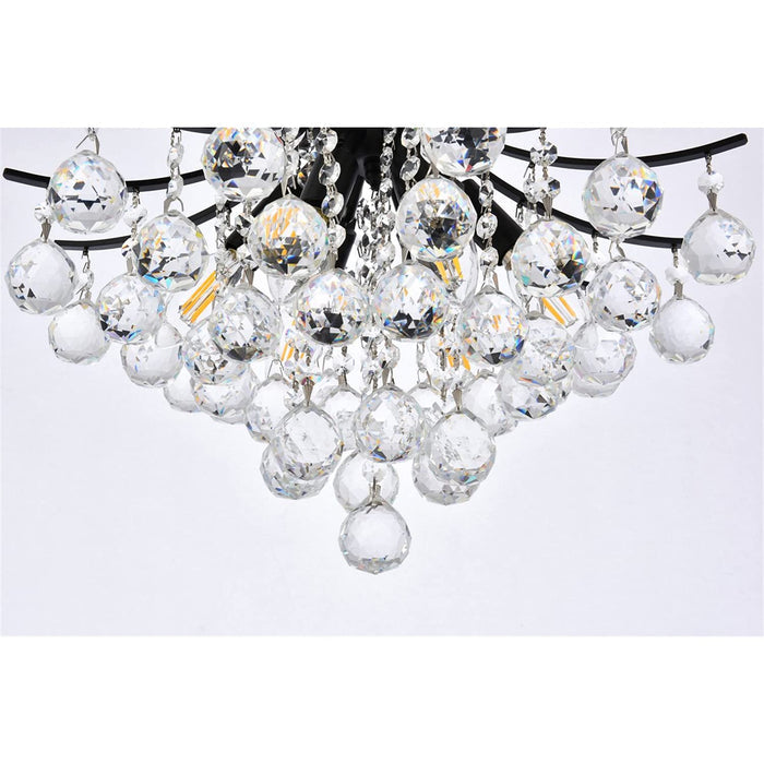 Open Box - Elegant Lighting V8000D16BK/RC - Pendants Indoor Lighting