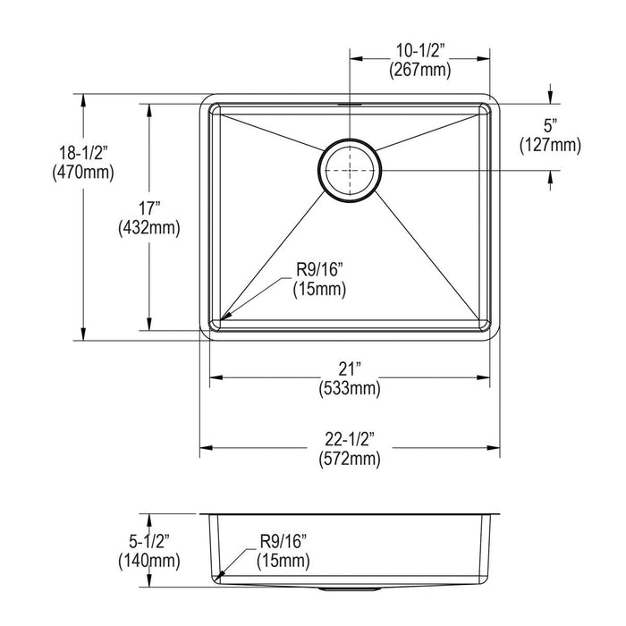 Open Box - Elkay ECTRUAD211755 - Kitchen Sinks Sinks