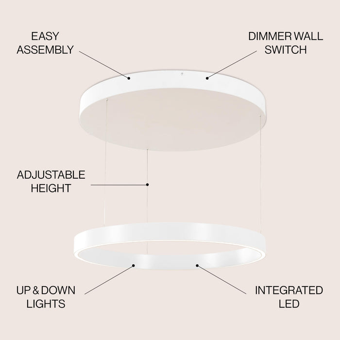 Open Box - JONATHAN Y Lighting JYL7151B - Pendants Indoor Lighting
