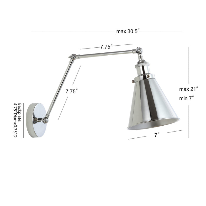 Open Box - JONATHAN Y Lighting JYL7460A-SET2 - Wall Sconces Indoor Lighting