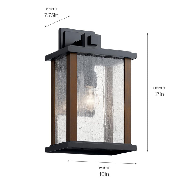 Open Box - Kichler 59018BK - Wall Sconces Outdoor Lighting