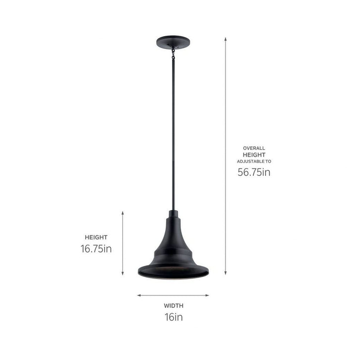 Open Box - Kichler 59058BKT - Pendants Outdoor Lighting