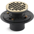Open Box - Kohler K-9135-AF Round Grid Shower Drain