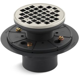 Open Box - Kohler K-9135-SN Round Grid Shower Drain