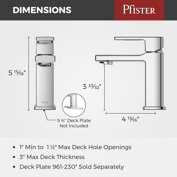 Open Box - Pfister LG42-DAPC - Bathroom Sink Faucets Faucet