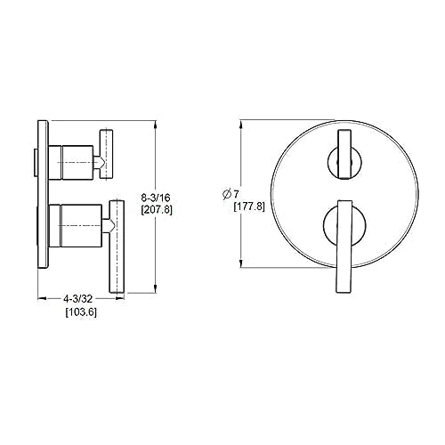 Open Box - Pfister R89-SNCB - Diverter Trims Showers