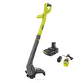 Open Box -  RYOBI ONE+ 18V 10 in. Cordless Battery String Trimmer/Edger with 2.0 Ah Battery and Charger