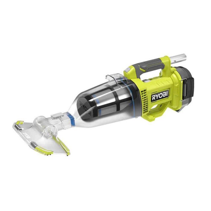 Open Box -  Ryobi ONE+ 18V Handheld Cordless Pool Vacuum Cleaner (Tool Only) with Floor Head