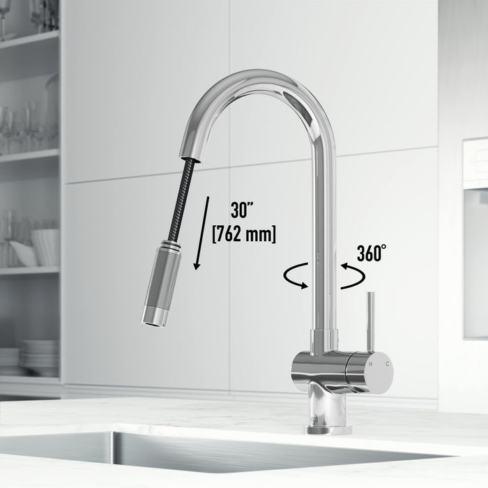 Open Box - Vigo VG02008MBS - Kitchen Faucet