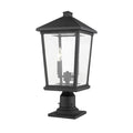 Open Box - Z-Lite 568PHBR-533PM-BK - Post Lights Outdoor Lighting