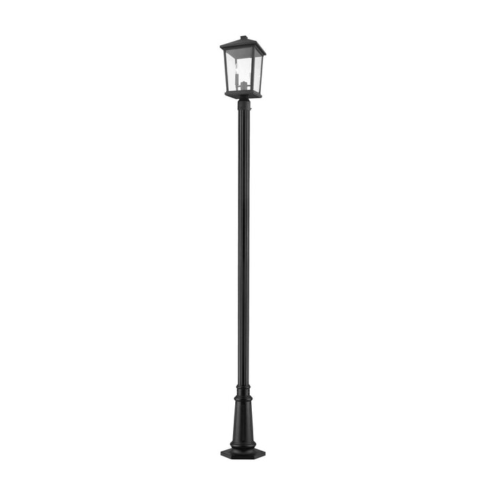 Open Box - Z-Lite 568PHBR-533PM-BK - Post Lights Outdoor Lighting