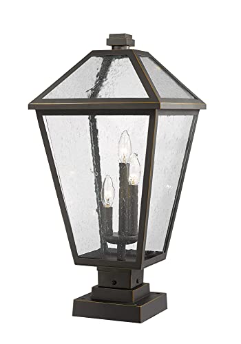 Open Box - Z-Lite 579PHXLS-SQPM-ORB - Post Lights Outdoor Lighting