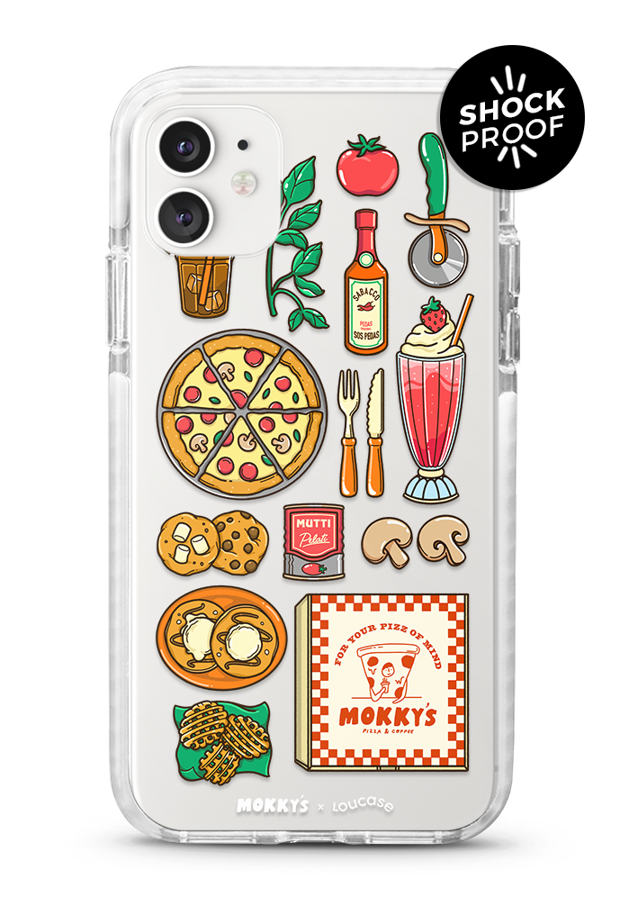 Pizz of Mind - PROTECH™ Limited Edition Mokky's x Loucase Phone Case | LOUCASE