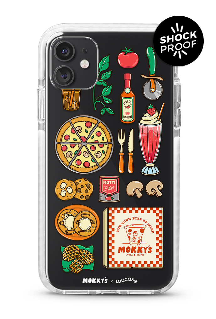 Pizz of Mind - PROTECH™ Limited Edition Mokky's x Loucase Phone Case | LOUCASE