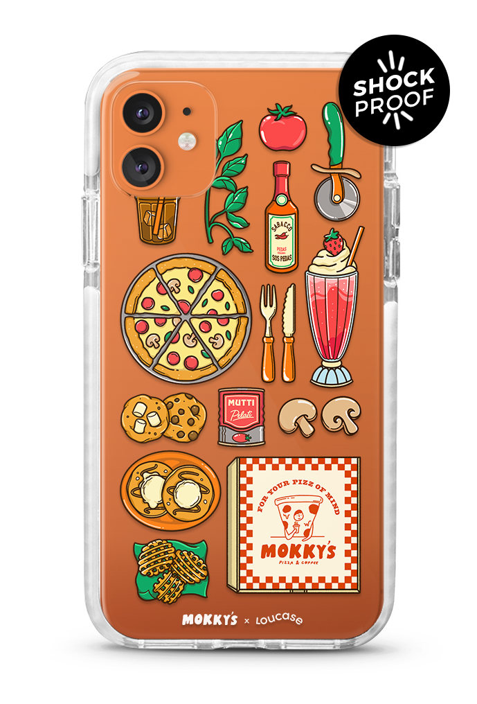 Pizz of Mind - PROTECH™ Limited Edition Mokky's x Loucase Phone Case | LOUCASE