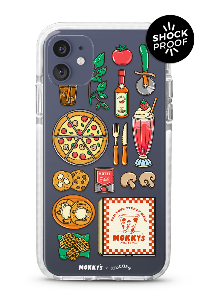 Pizz of Mind - PROTECH™ Limited Edition Mokky's x Loucase Phone Case | LOUCASE