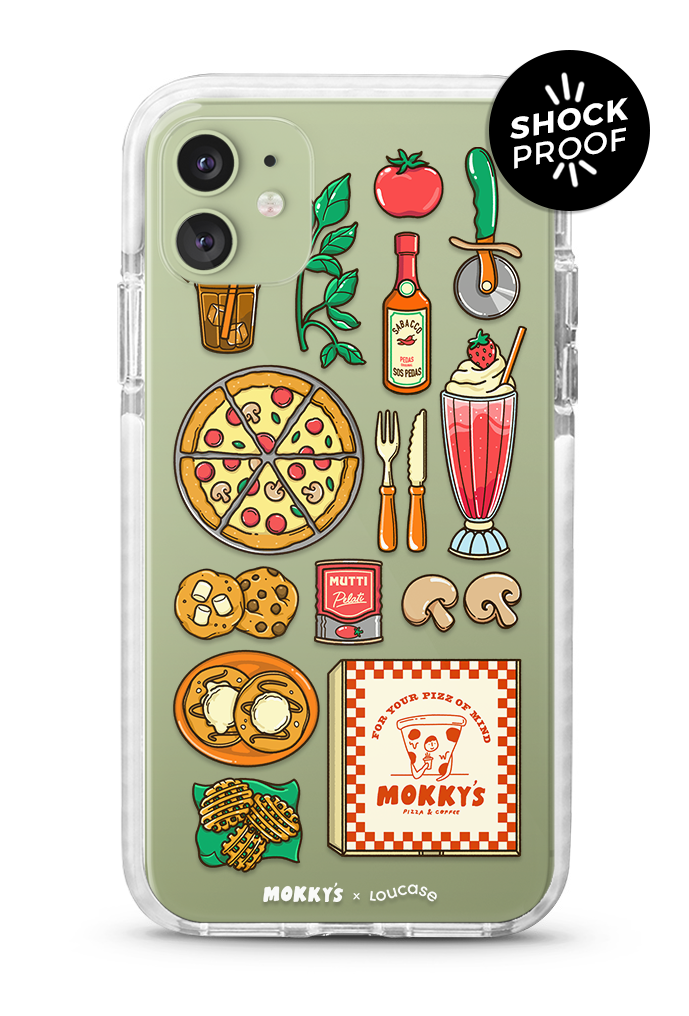 Pizz of Mind - PROTECH™ Limited Edition Mokky's x Loucase Phone Case | LOUCASE