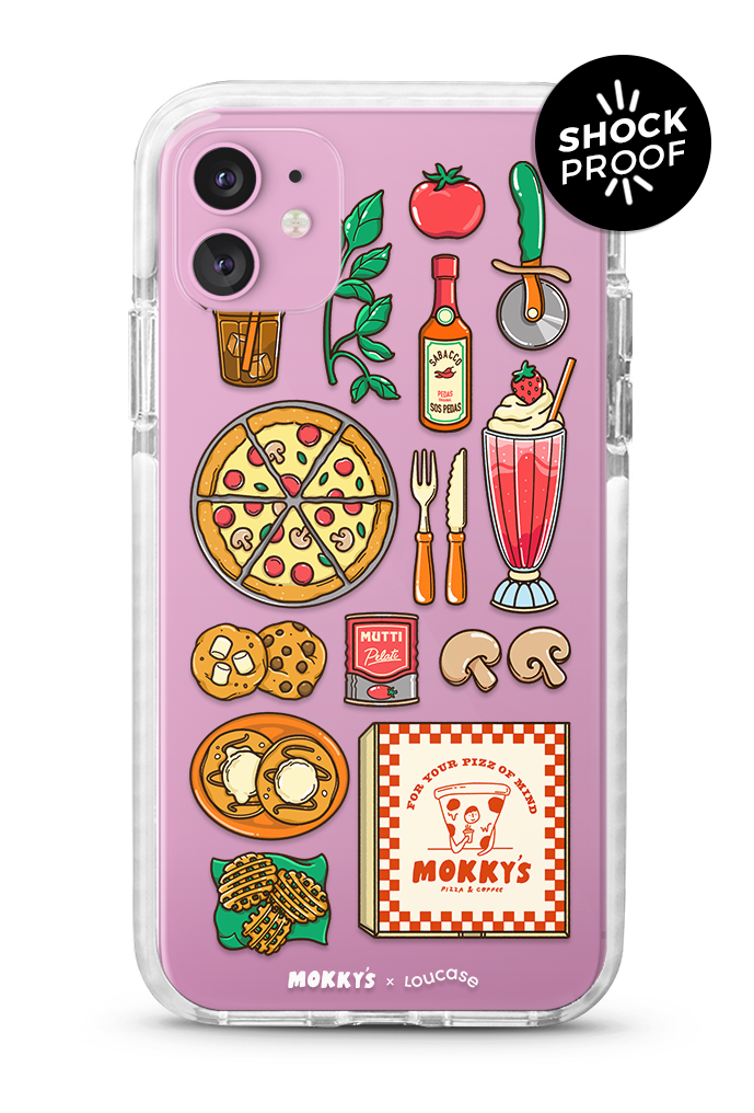 Pizz of Mind - PROTECH™ Limited Edition Mokky's x Loucase Phone Case | LOUCASE