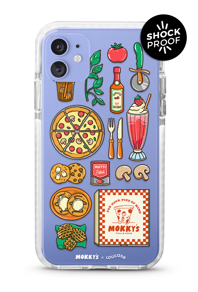 Pizz of Mind - PROTECH™ Limited Edition Mokky's x Loucase Phone Case | LOUCASE