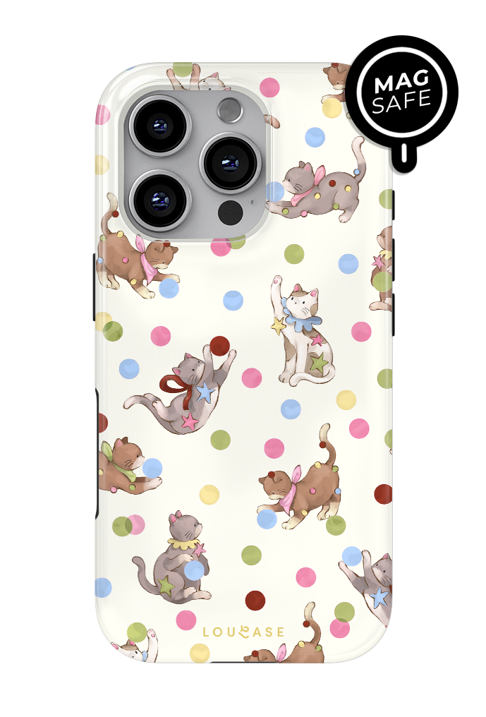 Polka Paws - MAGNA Special Edition Whimsicat Collection Phone Case | LOUCASE