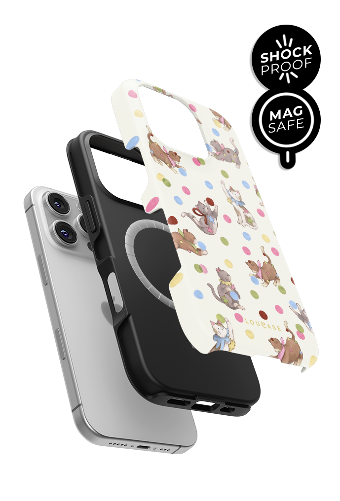Polka Paws - MAGNA Special Edition Whimsicat Collection Phone Case | LOUCASE