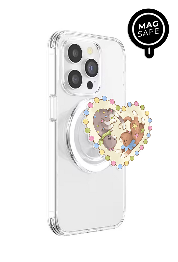 Purr Pals - GRIPUP™ MagSafe Special Edition Whimsicat Collection Phone Grip | LOUCASE