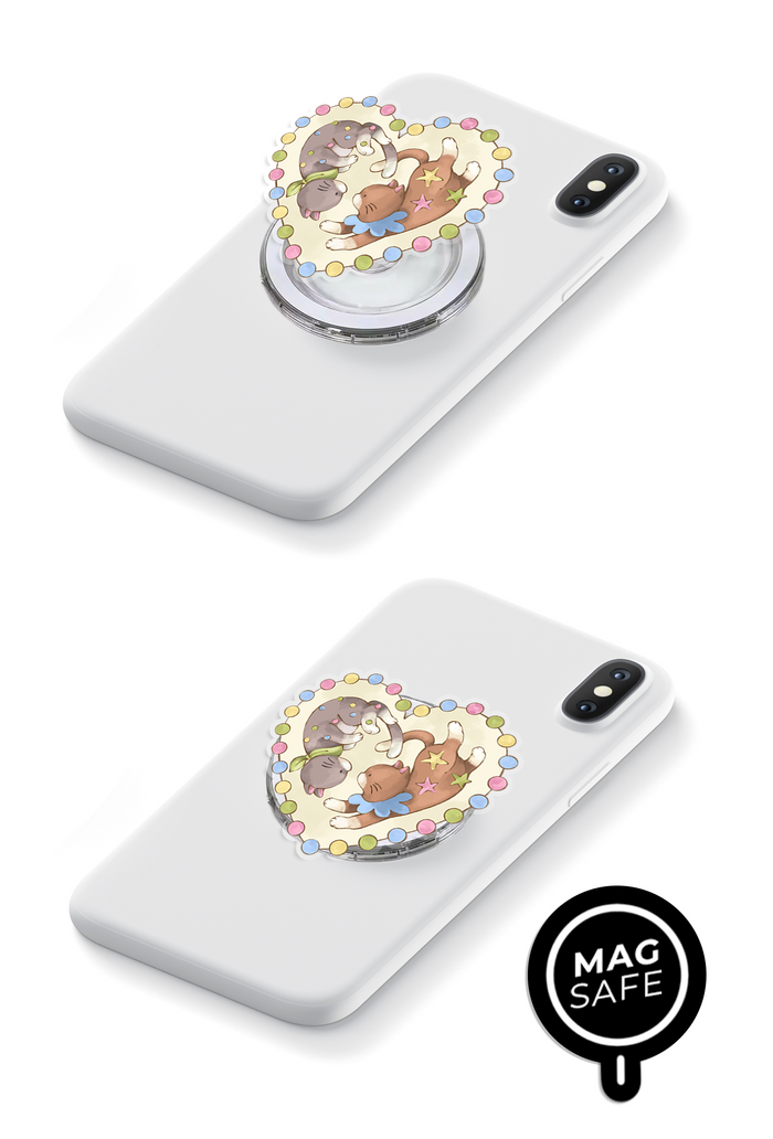 Purr Pals - GRIPUP™ MagSafe Special Edition Whimsicat Collection Phone Grip | LOUCASE