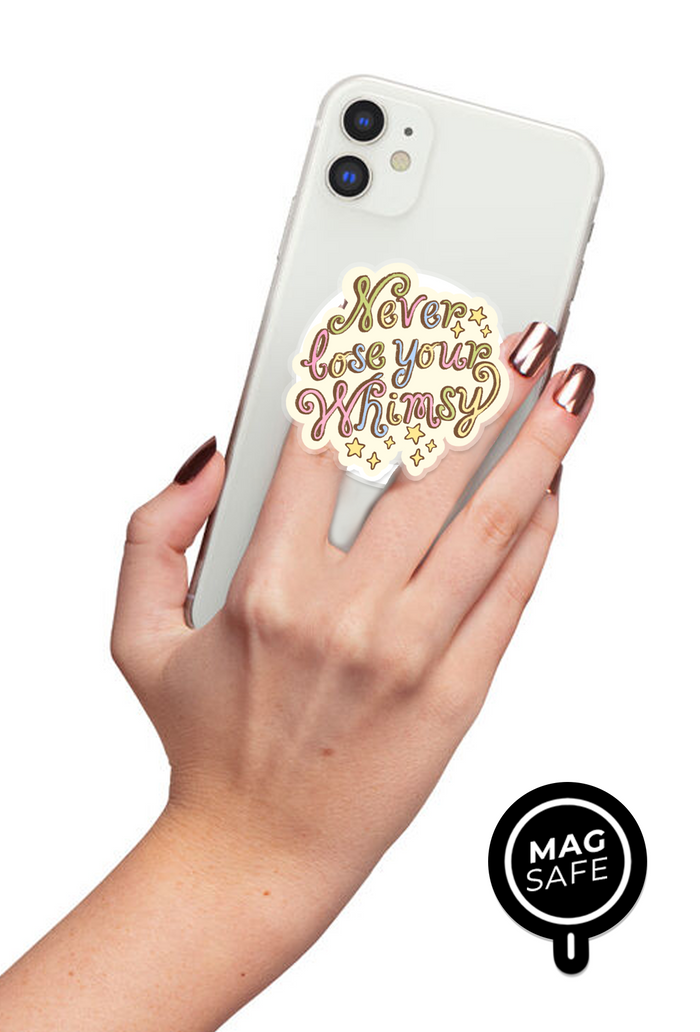 Stay Whimsy - GRIPUP™ MagSafe Special Edition Whimsicat Collection Phone Grip | LOUCASE
