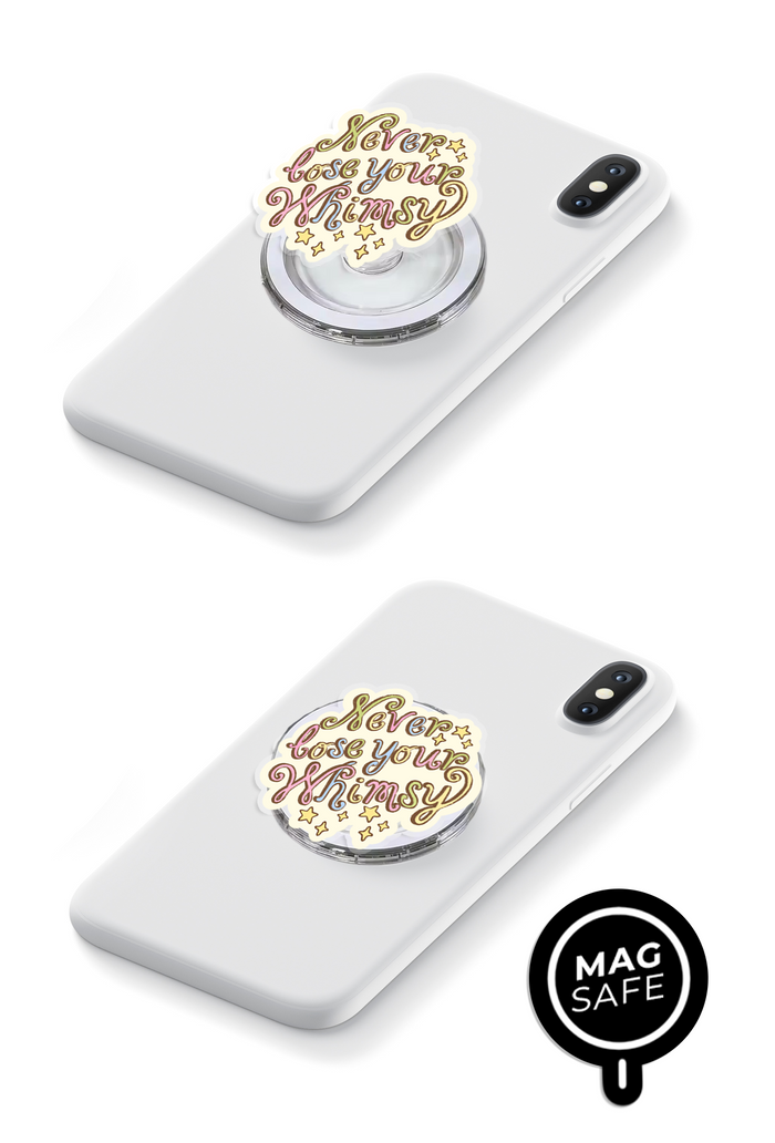 Stay Whimsy - GRIPUP™ MagSafe Special Edition Whimsicat Collection Phone Grip | LOUCASE