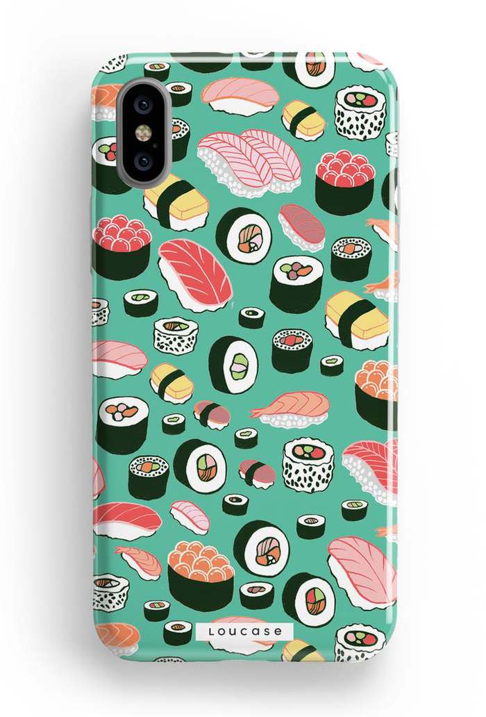 Sushi Teal KLEARLUX™ Phone Case | LOUCASE