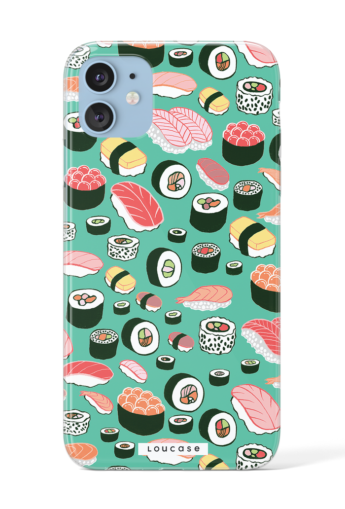 Sushi Teal KLEARLUX™ Phone Case | LOUCASE