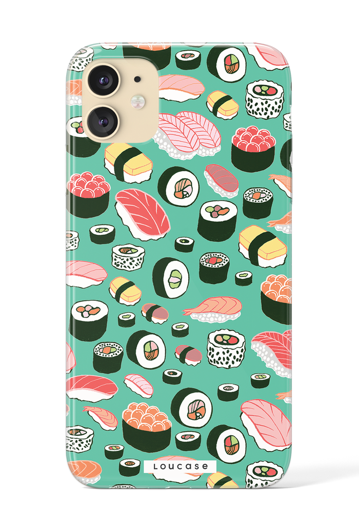 Sushi Teal KLEARLUX™ Phone Case | LOUCASE
