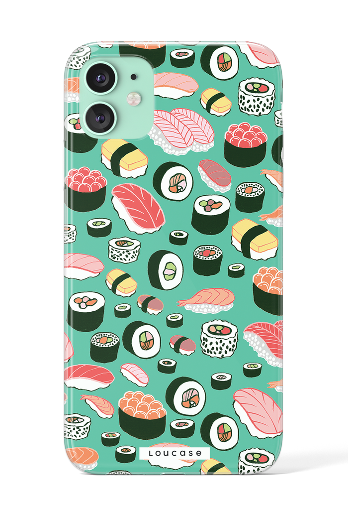 Sushi Teal KLEARLUX™ Phone Case | LOUCASE