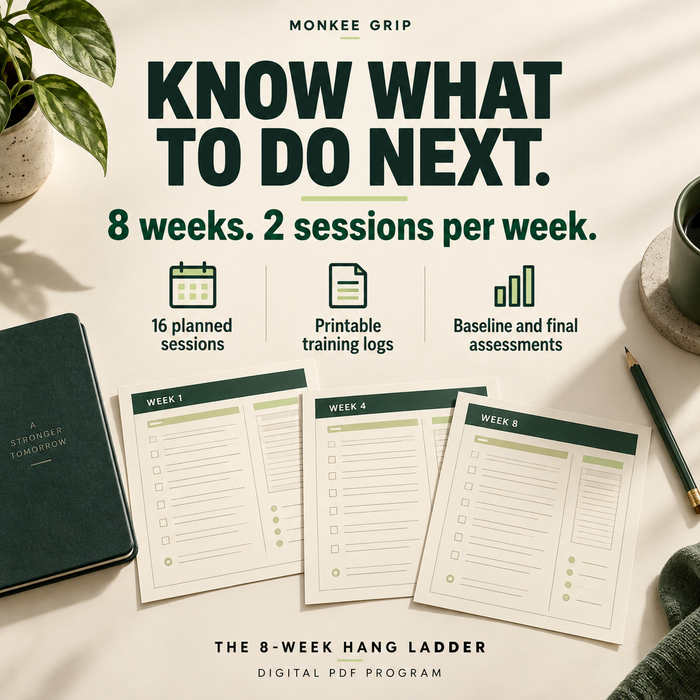 The Monkee Grip 8-Week Hang Ladder (Digital Training Program)